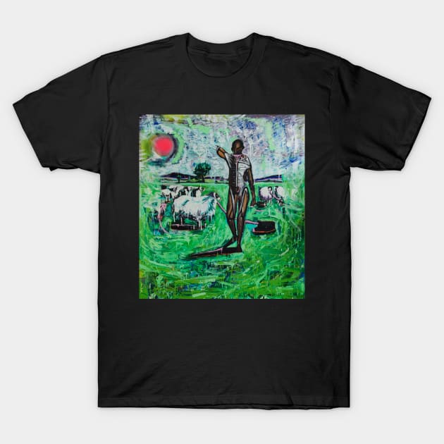 Do androids dream of electric sheep? T-Shirt by MihaiCotiga Art